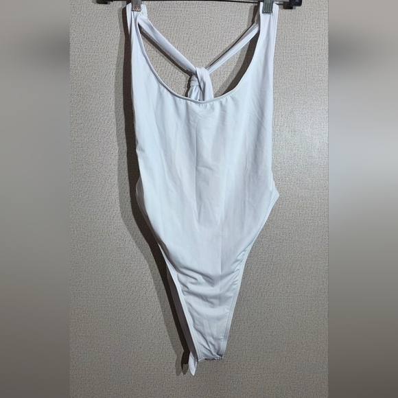Matte Collection Other - Elegant White One-Piece Swimsuit